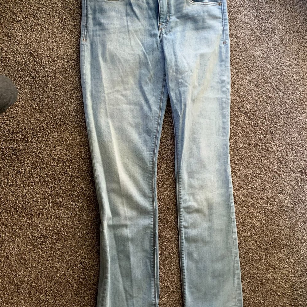 Express light wash jeans 8r